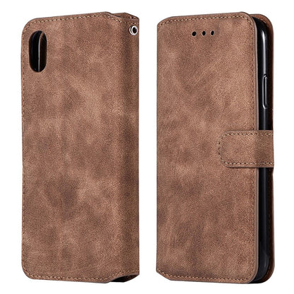 Leather wallet case for iPhone Xs Max