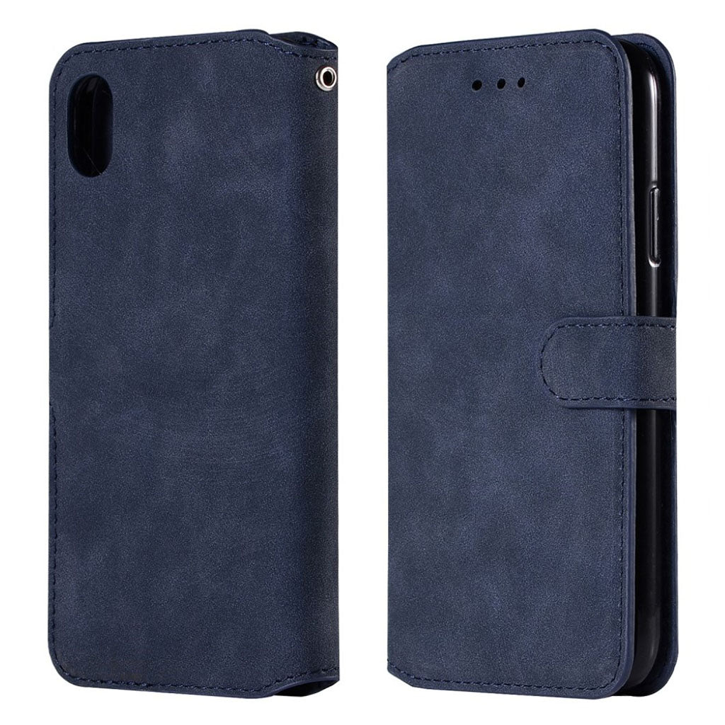 Leather wallet case for iPhone Xs Max